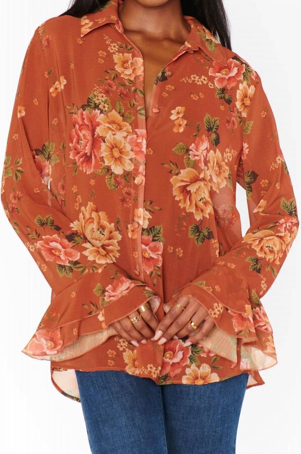 Show Me Your Mumu Carmela Top In Garden Harvest