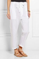 Thumbnail for your product : Etoile Isabel Marant Sidney cotton tapered pants