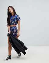 Thumbnail for your product : Glamorous Petite Tailored Shorts In Floral Brocade Co-Ord