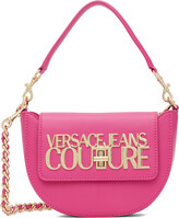 Thumbnail for your product : Versace Jeans Couture Pink Logo Lock Shoulder Bag