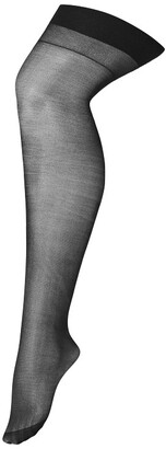 City Chic Mid Thigh Stockings - black