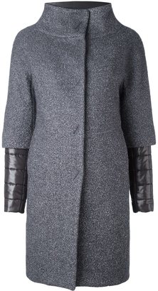 Herno double layered padded coat - women - Polyamide/Polyester/Viscose/Virgin Wool - 38