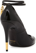 Thumbnail for your product : Tom Ford Patent Ankle-Lock Pump, Black