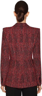 Givenchy Double Breast Tech Tweed Blazer