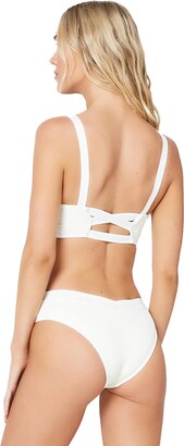 L-Space Ridin' High Ribbed Vera Top (Cream) Women's Swimwear
