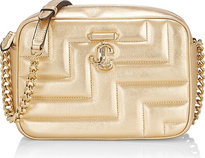 Jimmy Choo Varenne Quilted Metallic Leather Camera Bag ShopStyle