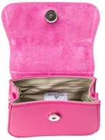Thumbnail for your product : MonnaLisa Logo Embossed Bow Shoulder Bag