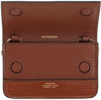 Burberry Jody Lizard Embossed Leather Wallet