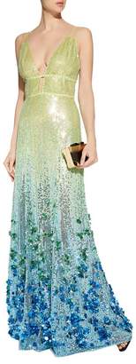 Jenny Packham Strappy Sequin Gown