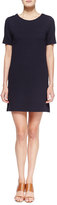 Thumbnail for your product : Theory Ovar Broxin Knit Short-Sleeve Dress