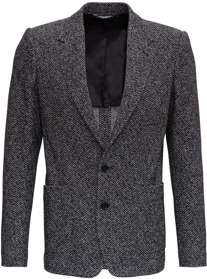 black tweed jacket mens