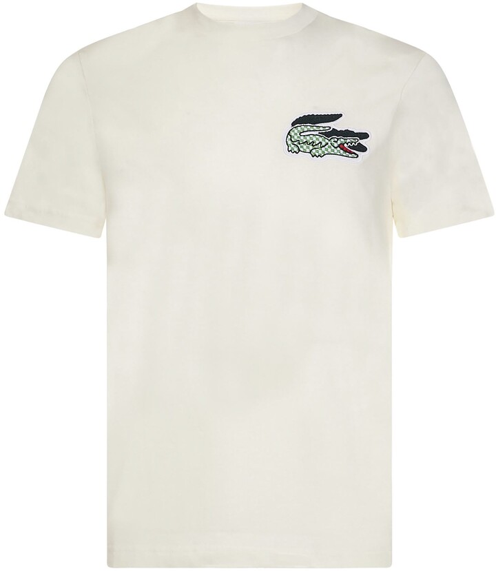 Lacoste White Men's T-shirts | Shop the world's largest collection 
