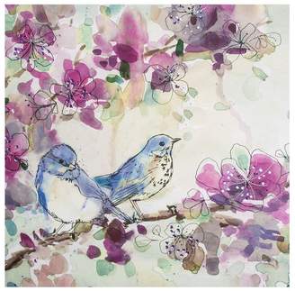 Graham & Brown Stitched Spring Bird Canvas Wall Art