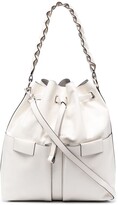Thumbnail for your product : Orciani Logo-Plaque Leather Shoulder Bag