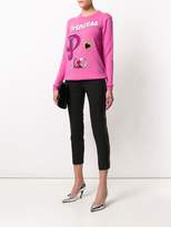 Thumbnail for your product : Dolce & Gabbana logo piped cropped trousers