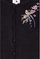 Thumbnail for your product : Yumi Oriental Embroidered Knitted Cardigan