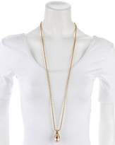 Thumbnail for your product : Givenchy Faux Pearl & Crystal Pendant Necklace