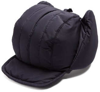 Federica Moretti Quilted Hat - Navy