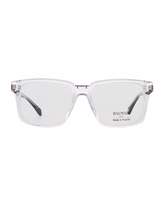 Thumbnail for your product : Balmain Clear Acetate Square Optical Glasses