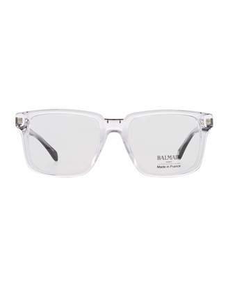 Balmain Clear Acetate Square Optical Glasses