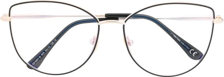 Tom Ford Eyewear Soft Cat-Eye Glasses