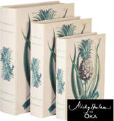 Thumbnail for your product : OKA Ananas Box Files, Set of 3