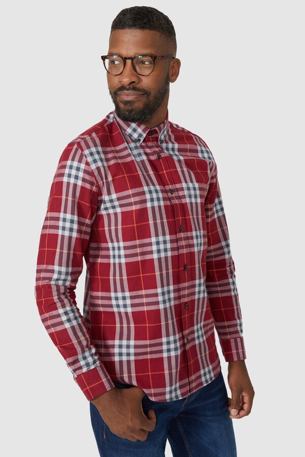 Maine Over Grid Check Shirt ShopStyle