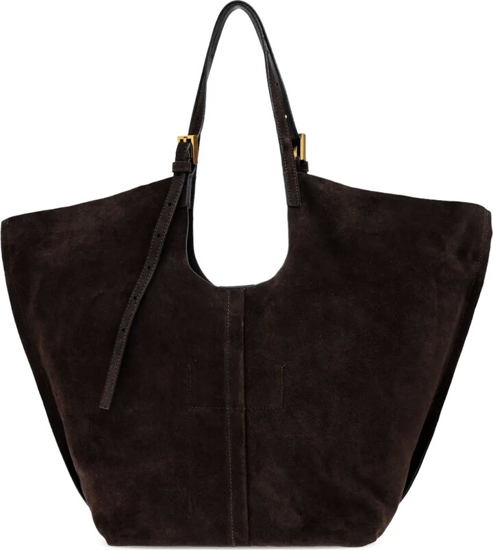 AllSaints Ara suede tote bag
