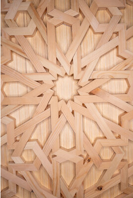 Moroccan Mosaic Hand Carved Moroccan Door