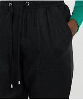 Thumbnail for your product : Monsoon Aquaria Pure Linen Joggers - Black