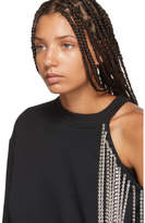Thumbnail for your product : Christopher Kane Black Crystal Cut-Out Sweatshirt
