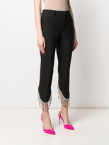 Thumbnail for your product : Area Cropped Embellished Trousers