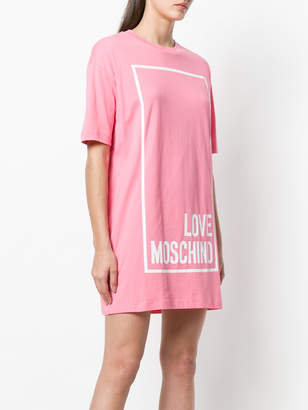 Love Moschino box logo T-shirt dress