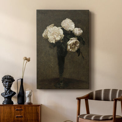 Darby Home Co Vintage Floral Print CLIX -Custom Wrapped Gallery Cavas