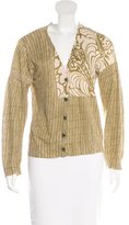 Thumbnail for your product : Dries Van Noten Printed V-Neck Cardigan