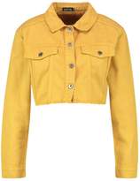 Thumbnail for your product : boohoo Mustard Denim Jacket