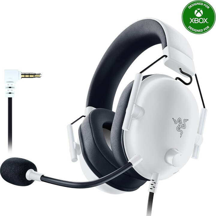 Razer BlackShark V2 X (Xbox Licensed) - Wired Esports Headset - White