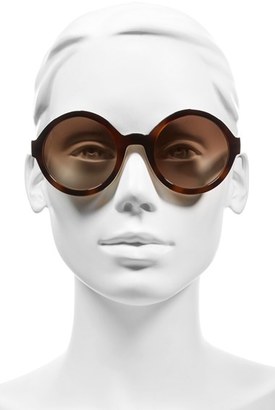 Fendi Women's 51Mm Round Sunglasses - Brown/ Green/ Azure