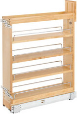 Rev-A-Shelf Wood Base Cabinet Pull Out Organizer with Soft Close & Servo Drive System