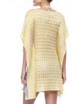 Thumbnail for your product : Missoni Puckered Flutter-Sleeve Coverup