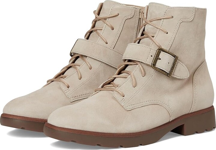 VIONIC Catina Women's Boots Lucid Beige Waxed Suede : 6 W