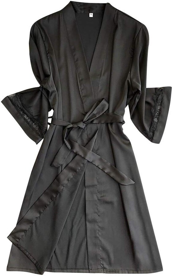 TIF Dressing Gowns for Women UK Ladies Girls Fluffy Dressing Gown