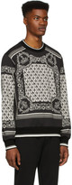Thumbnail for your product : Dolce & Gabbana Black and White Bandana Sweatshirt
