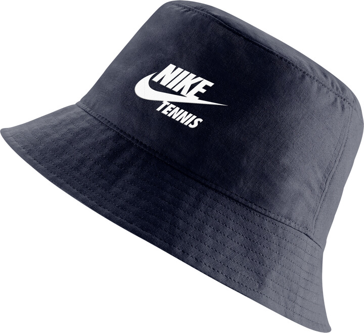 Nike Unisex Swoosh Tennis Bucket Hat in Blue - ShopStyle