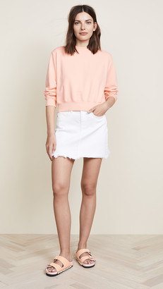 Blank Denim Miniskirt