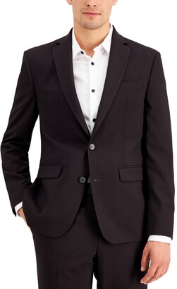 INC International Concepts Men's Slim-Fit Burgundy Solid Suit Jacket, Created for Macy's