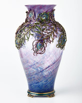 Thumbnail for your product : Jay Strongwater Grand Peacock Vase
