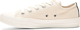 Thumbnail for your product : Comme des Garcons Play Cream Canvas Heart Logo Converse Edition Sneakers