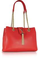 Thumbnail for your product : Mario Valentino Valentino By Lizard Embossed Eco Leather Divina Shoulder Bag w/Chain Straps