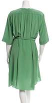 Thumbnail for your product : Schumacher Dorothee Chain-Embellished Silk Dress w/ Tags